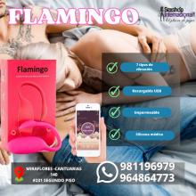 BALA VIBRADORA -DOBLE ESTIMULACION-FLAMINGO-DE APLICACION-DE SILICONA-SEXSHOP LIMA 